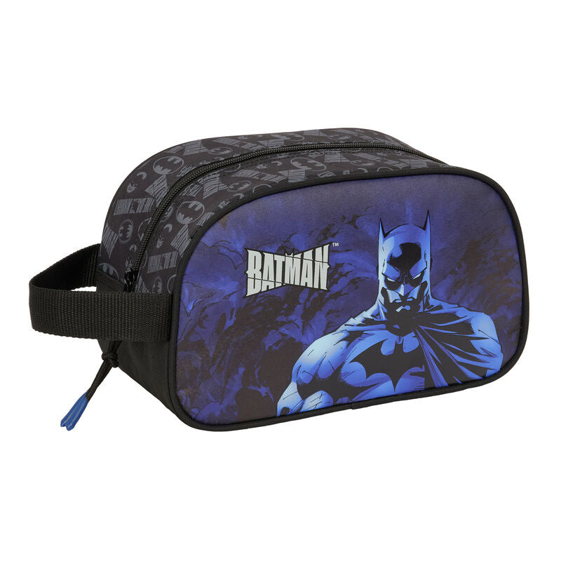 Neceser Batman DC Comics SAFTA negro y azul con asa lateral