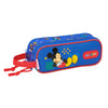 Portatodo doble azul de Mickey Disney con asa lateral