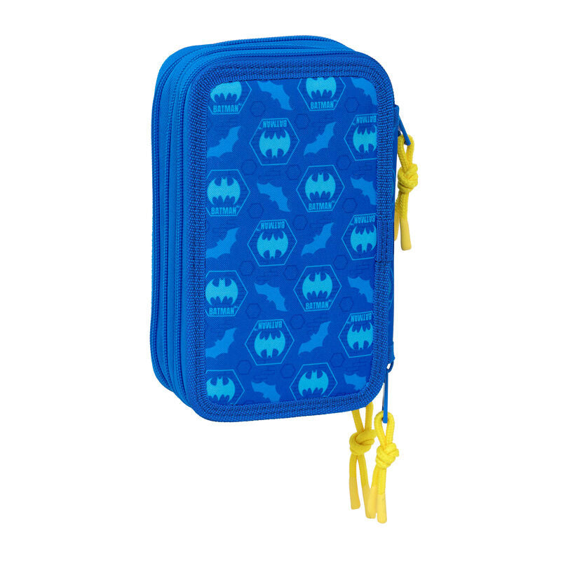 Plumier triple azul de Batman DC Comics con tres compartimentos - 2