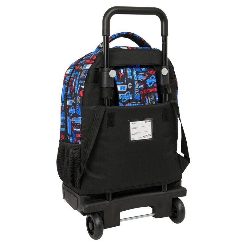 Trolley compacto Hot Wheels SAFTA con mochila extraíble y asa extensible - 2