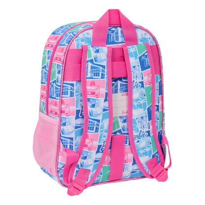 Mochila Good Day Barbie rosa y azul de 34 cm - 2
