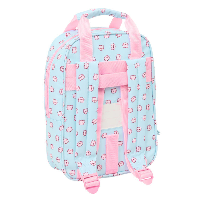 Mochila SAFTA Pembe The Pink Cat azul claro con gato rosa - 2