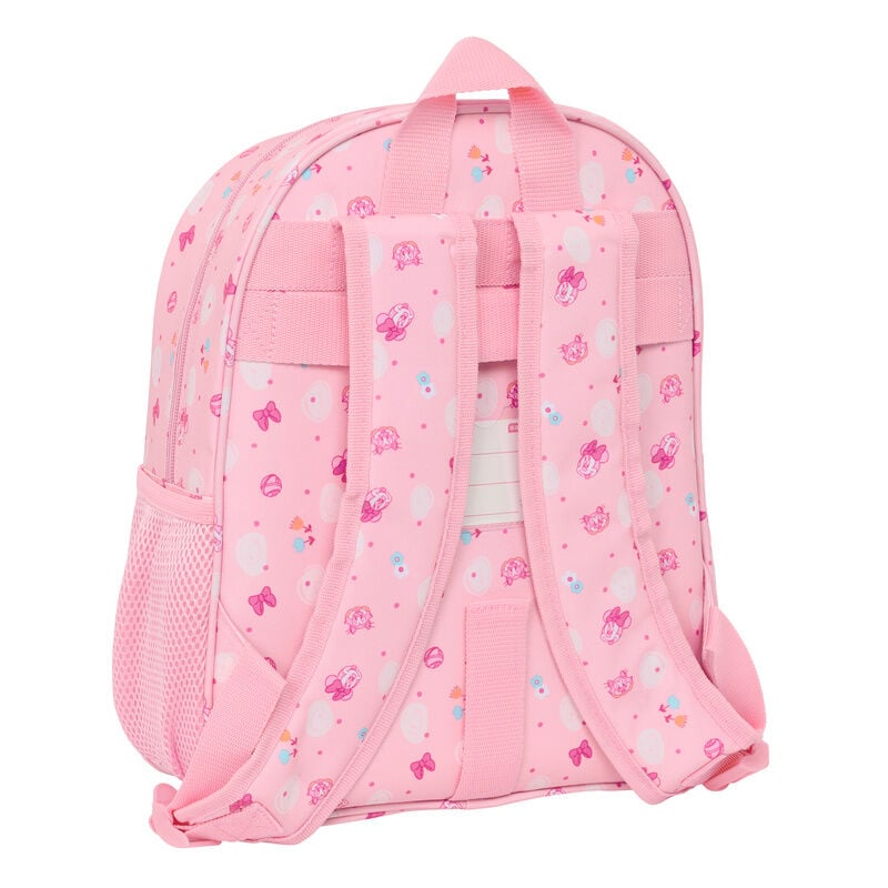 Mochila rosa Baby Minnie Disney de 34 cm con bolsillo frontal - 2