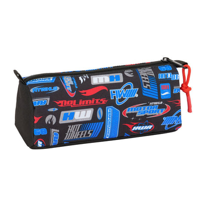 Portatodo Hot Wheels SAFTA negro con gráficos rojos y azules - 2