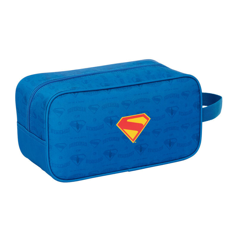 Zapatillero azul de Superman DC Comics con asa lateral - 2