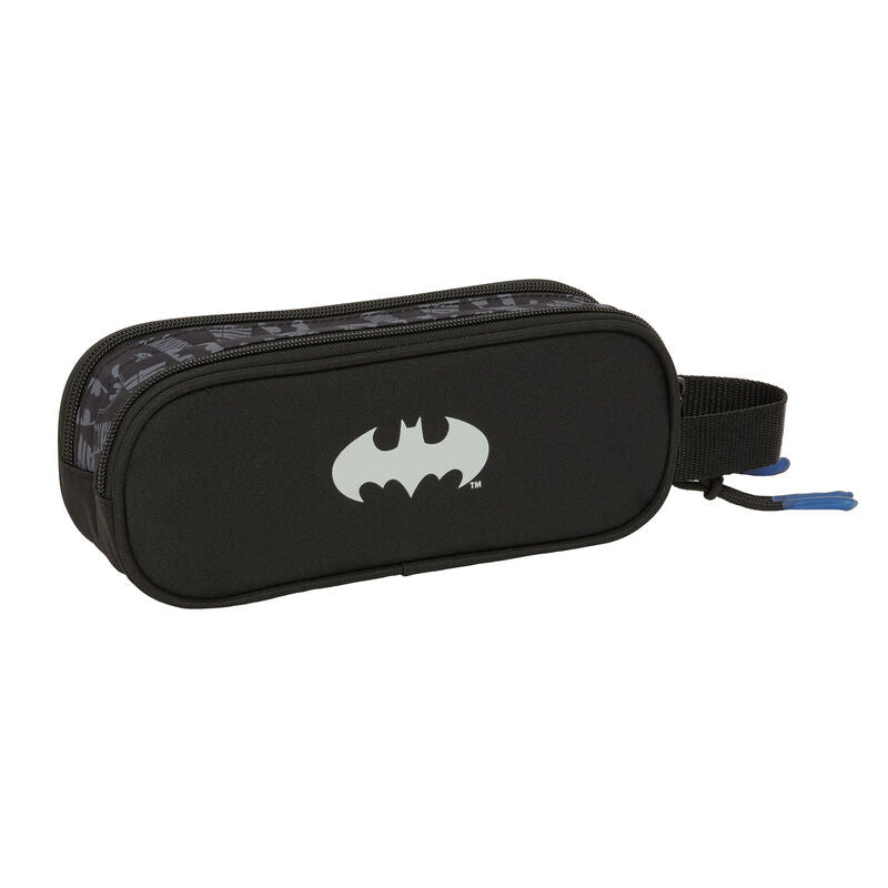 Portatodo doble Batman DC Comics negro y azul con dos cremalleras - 2