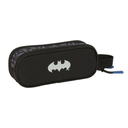 Portatodo doble Batman DC Comics negro y azul con dos cremalleras - 2