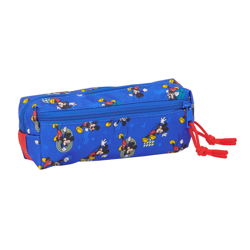 Portatodo triple azul de Mickey Disney con tres cremalleras - 2