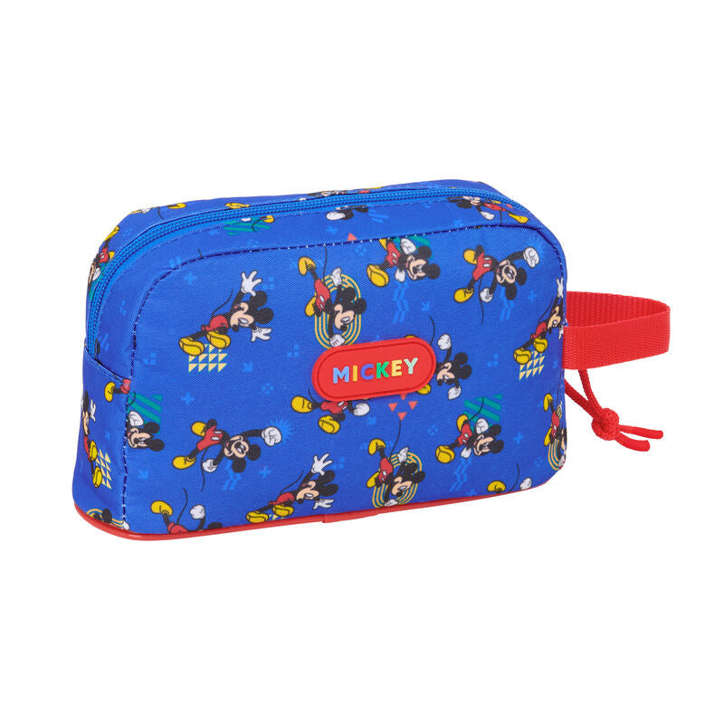 Portadesayunos térmico azul de Mickey Disney con asa roja - 2