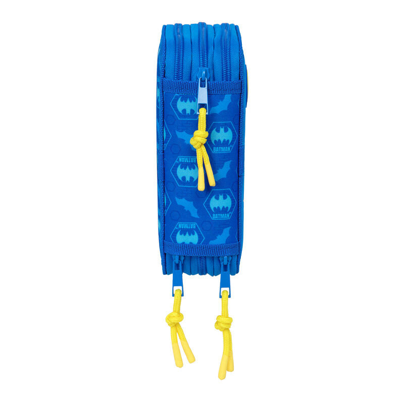 Plumier triple azul de Batman DC Comics con tres compartimentos - 3