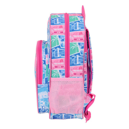 Mochila Good Day Barbie rosa y azul de 34 cm - 3