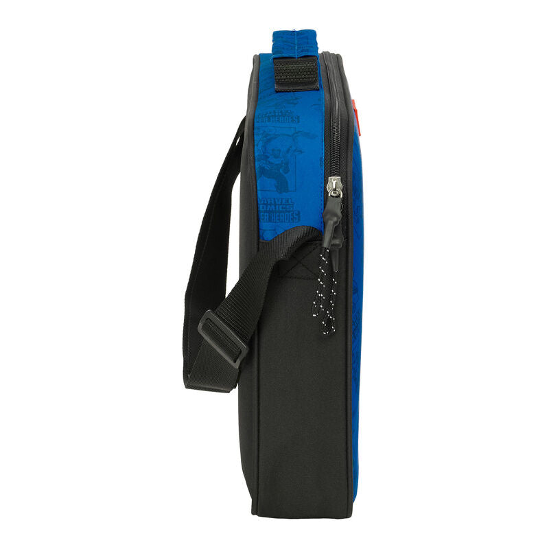 Cartera extraescolar azul Avengers Marvel SAFTA con bandolera - 3