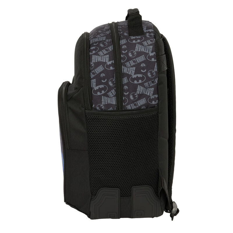 Mochila negra Batman DC Comics de 42 cm con ilustración azul - 3