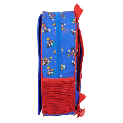 Mochila azul de Mickey Disney de 34 cm - 3