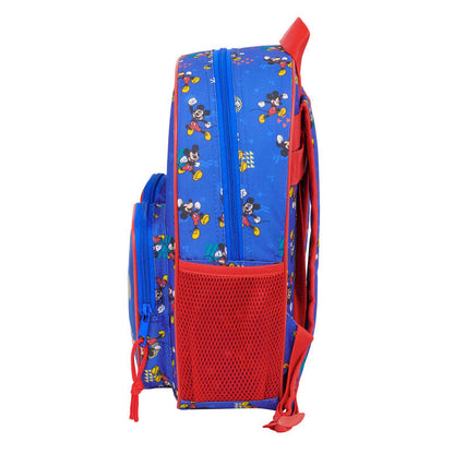 Mochila azul de Mickey y Pluto Disney de 34 cm - 3