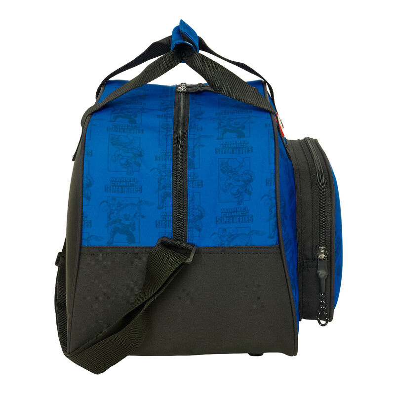 Bolsa de deporte azul de Los Vengadores Marvel con bolsillo frontal - 3