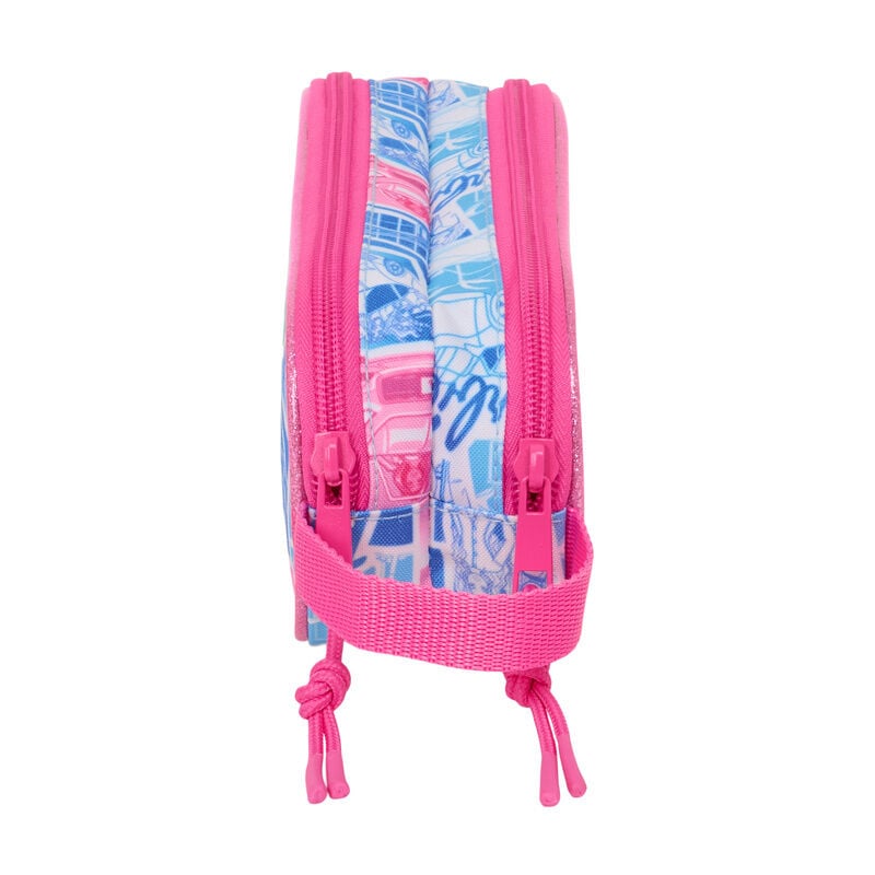 Portatodo doble rosa Good Day Barbie con dos compartimentos - 3