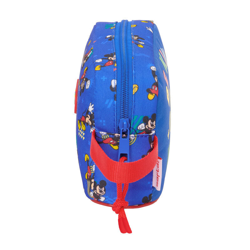 Portadesayunos térmico azul de Mickey Disney con asa roja - 3