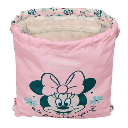 Saco rosa de Minnie Disney con cierre de cordones - 4