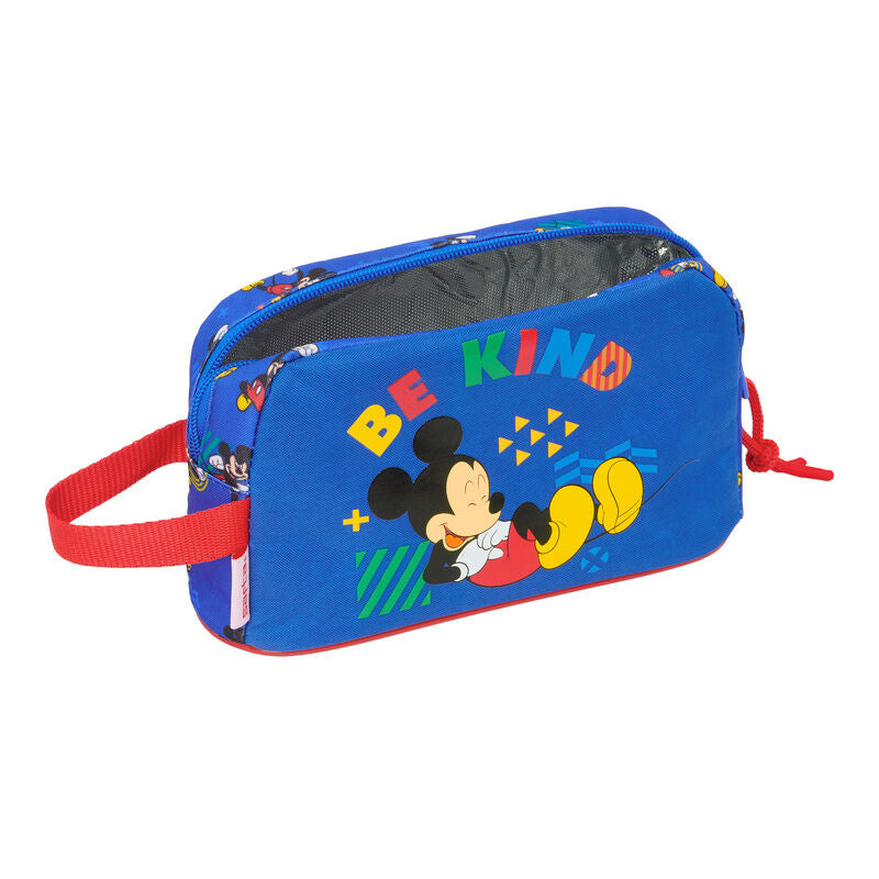 Portadesayunos térmico azul de Mickey Disney con asa roja - 4