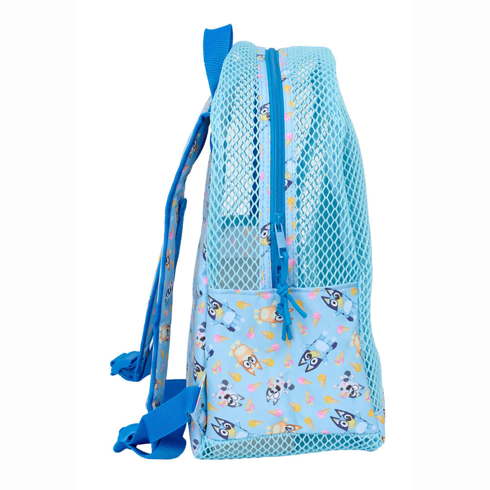 Mochila antiaire azul de Bluey con frontal de rejilla - 2