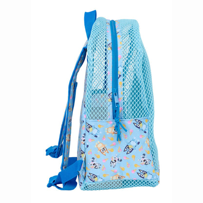 Mochila antiaire azul de Bluey con frontal de rejilla - 2