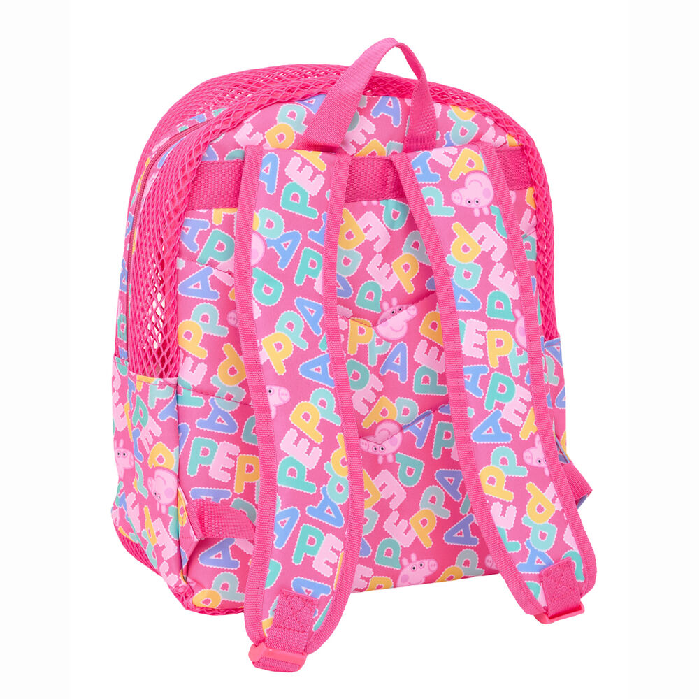 Mochila rosa antiarena de Peppa Pig con rejilla - 2