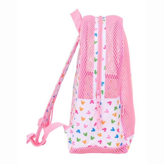 Mochila rosa antiarena de Minnie Disney con rejilla - 3