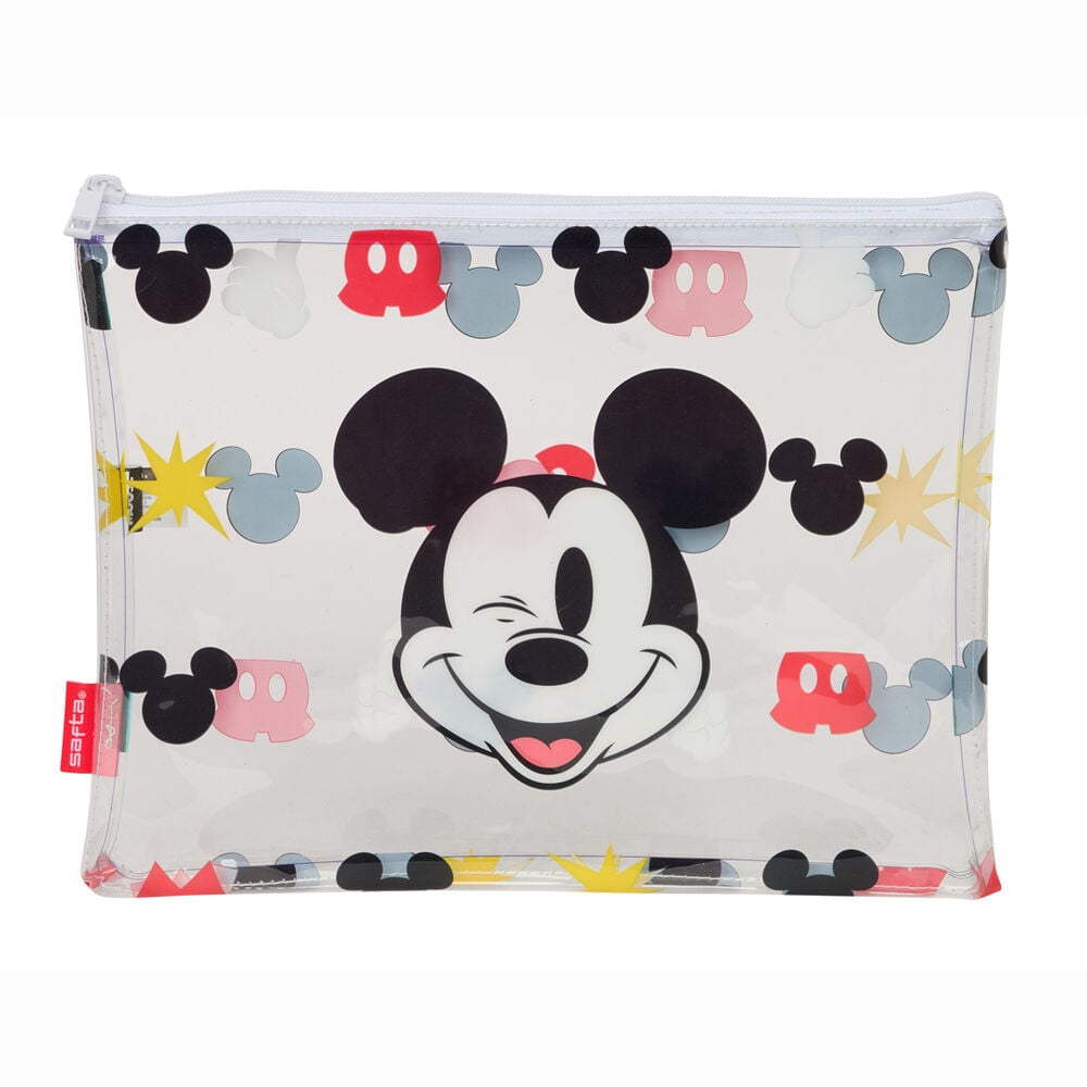 Neceser transparente de playa con estampado de Mickey Disney