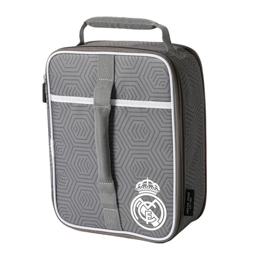 Bolsa térmica gris Real Madrid con contenedor para sándwich - 3