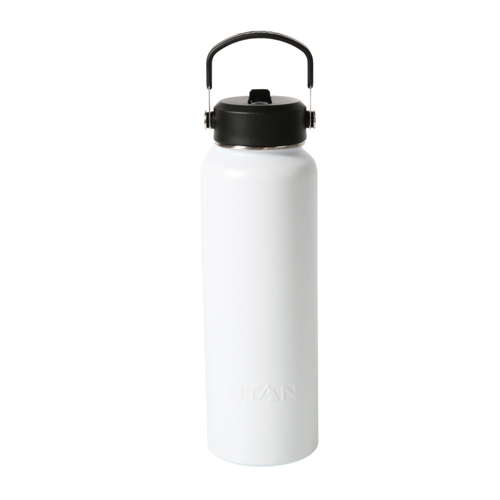 Botella térmica blanca Real Madrid de 1200 ml con tapa negra - 3