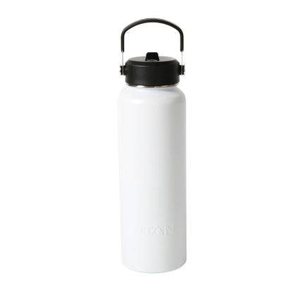 Botella térmica blanca Real Madrid de 1200 ml con tapa negra - 3
