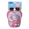 Set de gorra rosa de 51 cm y gafas de sol Peppa Pig