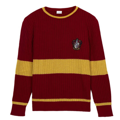 Jersey rojo y dorado de Gryffindor de Harry Potter con escudo en el pecho