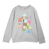 Sudadera gris de Inside Out 2 con estampado frontal multicolor