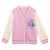 Chaqueta rosa Disney Stitch con mangas crema y botones