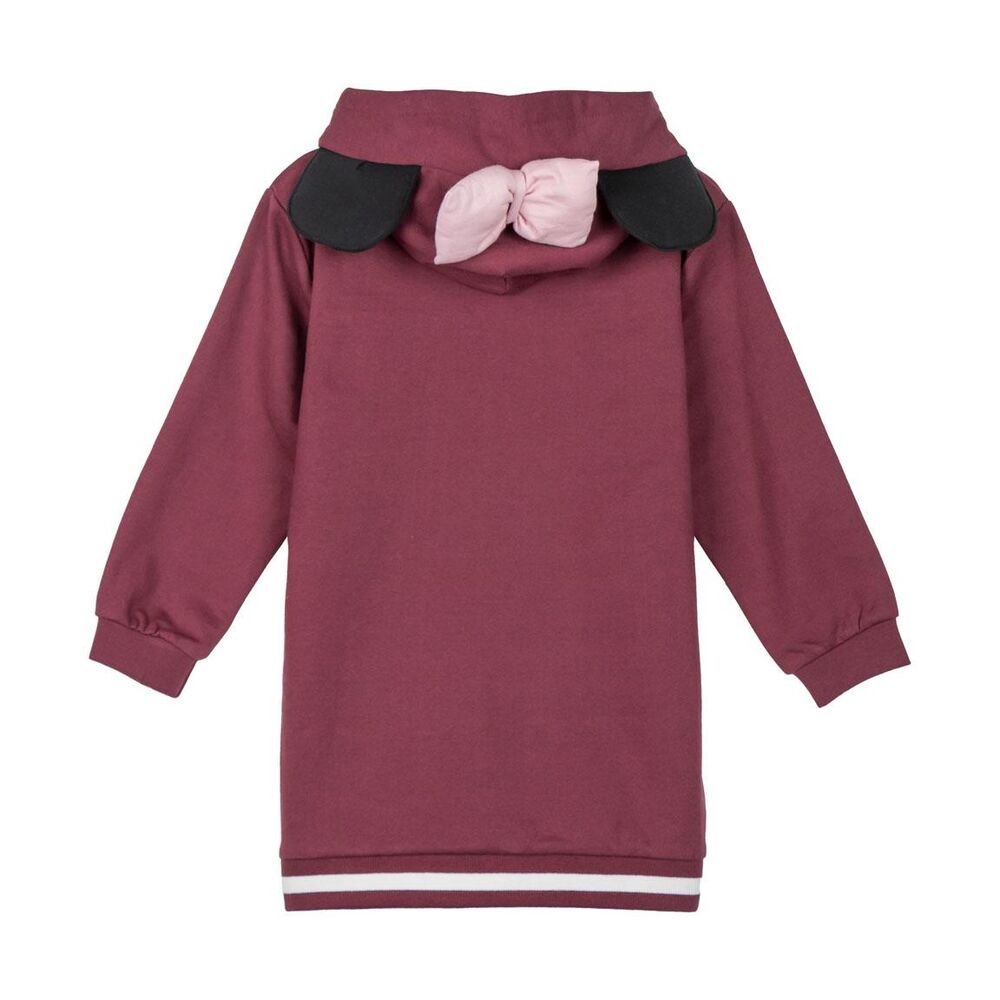 Sudadera oversize granate de Minnie Disney con capucha - 2