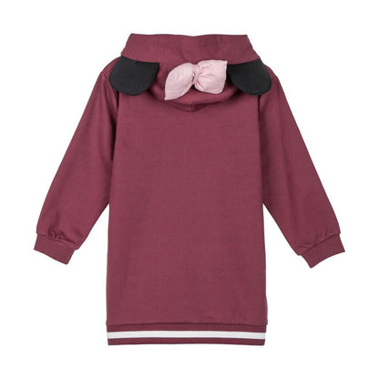 Sudadera oversize granate de Minnie Disney con capucha - 2