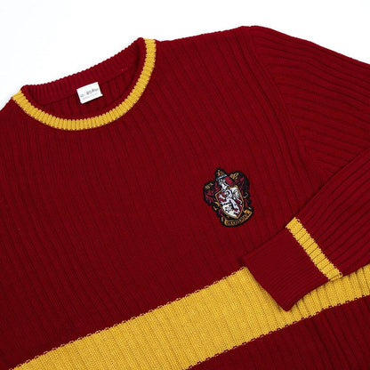 Jersey rojo y dorado de Gryffindor de Harry Potter con escudo en el pecho - 3