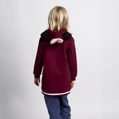 Sudadera oversize granate de Minnie Disney con capucha - 5