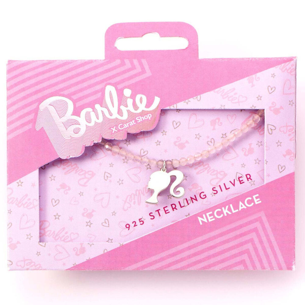 Colgante Silhouette Barbie de plata 925 con cadena