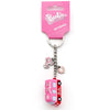 Llavero rosa Camper Van Barbie con colgantes de patín y corazón