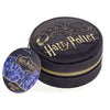 Joyero redondo negro de Harry Potter con diseño de la Snitch dorada