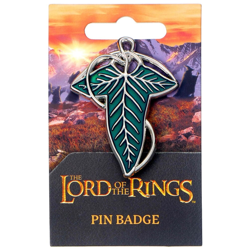 Pin verde de La Hoja de Lórien de El Señor de los Anillos