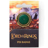 Pin circular de puerta Hobbit de El Señor de los Anillos en verde y dorado