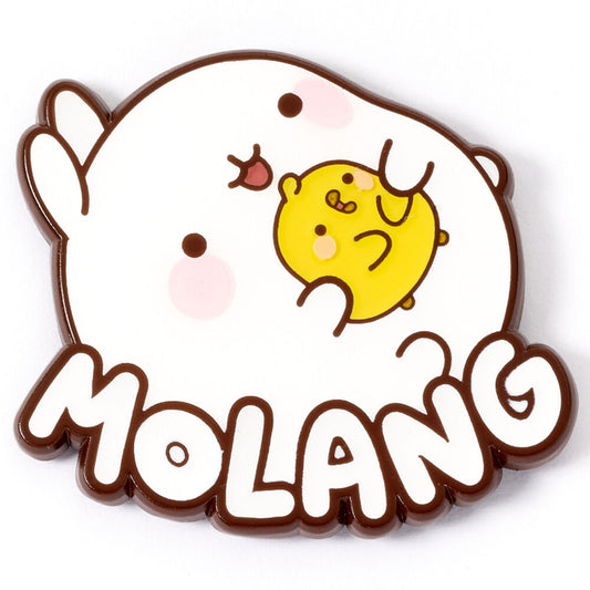 Pin del logo de Molang con Piu Piu