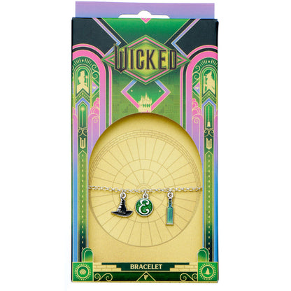 Pulsera Elphaba Icons de Wicked For Good con tres charms