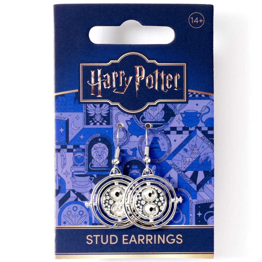 Pendientes Giratiempos Harry Potter plateados