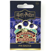 Pin Harry Potter Quidditch at Hogwarts con aros y snitch dorada