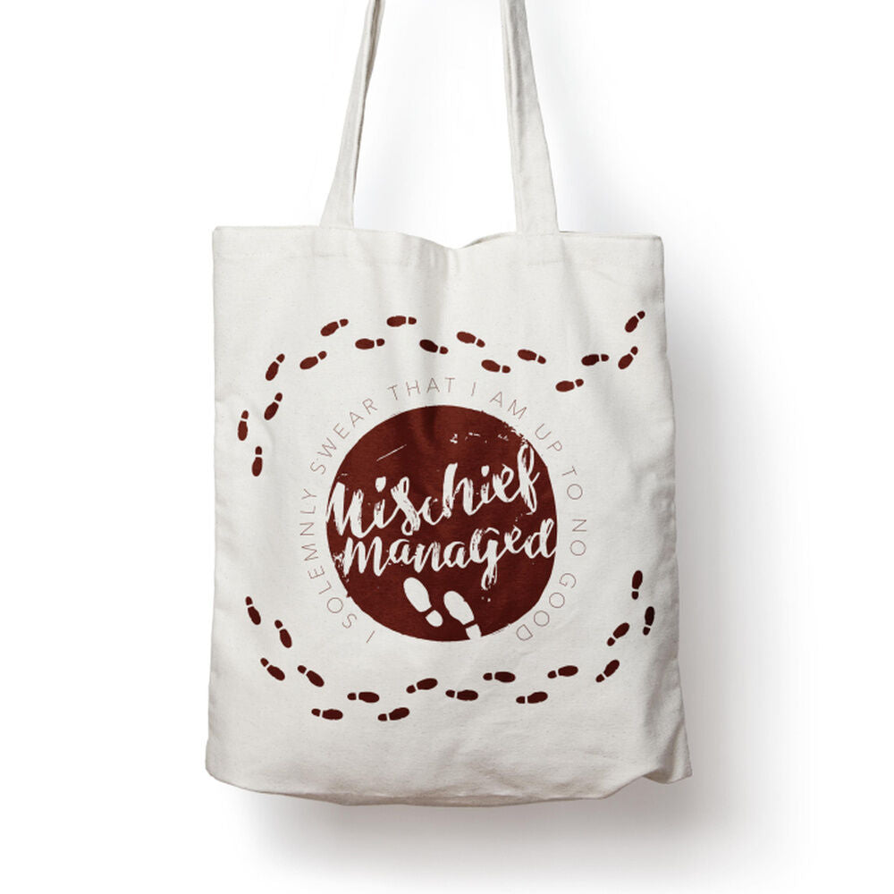 Bolsa tote de algodón Harry Potter con diseño del Mapa del Merodeador